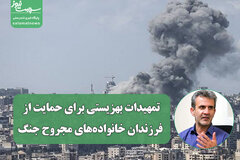 تمهیدات بهزیستی برای حمایت از فرزندان خانواده‌های مجروح جنگ