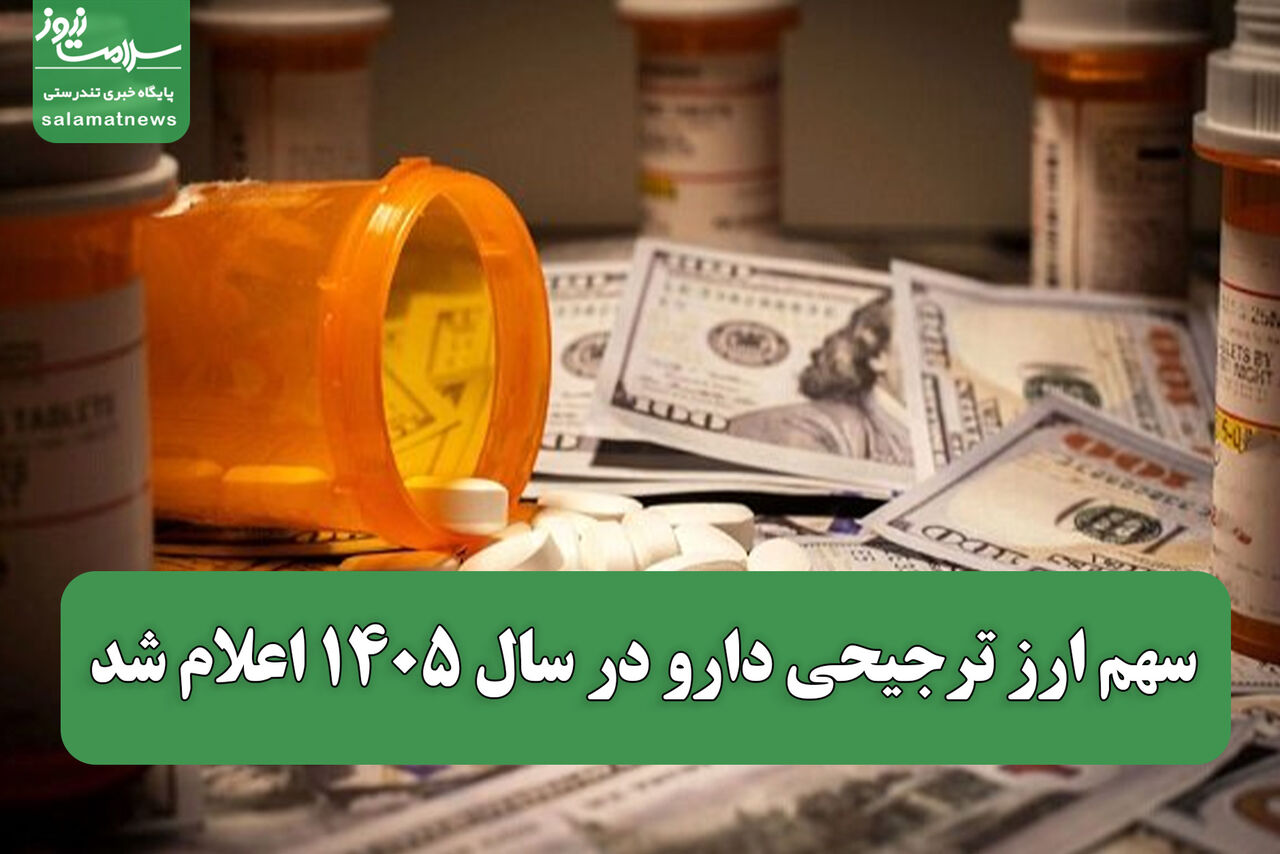 سهم ارز ترجیحی دارو در سال ۱۴۰۵ اعلام شد