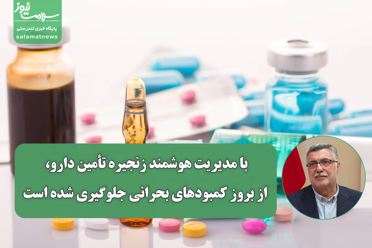 با مدیریت هوشمند زنجیره تأمین دارو، از بروز کمبودهای بحرانی جلوگیری شده است