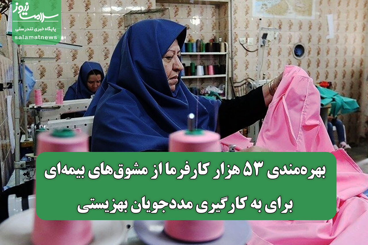 بهره‌مندی ۵۳ هزار کارفرما از مشوق‌های بیمه‌ای برای به کارگیری مددجویان بهزیستی 