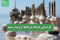 بارندگی به داد دریاچه ارومیه رسید