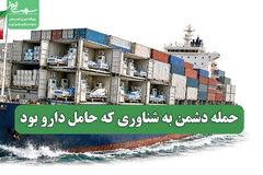 حمله دشمن به شناوری که حامل دارو بود