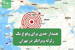 هشدار جدی برای وقوع یک زلزله ویرانگر در تهران