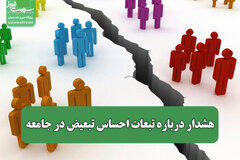 هشدار درباره تبعات احساس تبعیض در جامعه