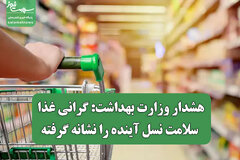 هشدار وزارت بهداشت: گرانی غذا سلامت نسل آینده را نشانه گرفته