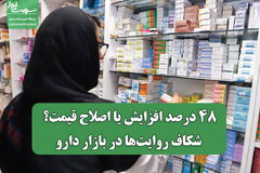 ۴۸ درصد افزایش یا اصلاح قیمت؟ شکاف روایت‌ها در بازار دارو