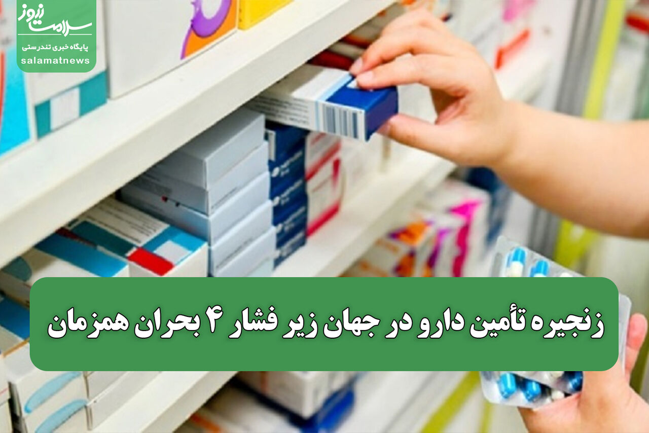  زنجیره تأمین دارو در جهان زیر فشار ۴ بحران همزمان