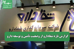 گزارش تازه شفادارو از وضعیت تأمین و توسعه دارو