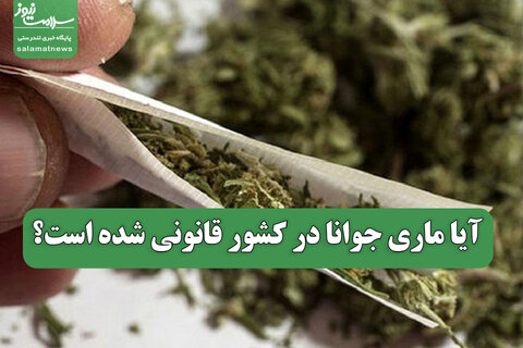 آیا ماری جوانا در کشور قانونی شده است؟