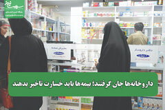 داروخانه‌ها جان گرفتند؛ بیمه‌ها باید خسارت تاخیر بدهند