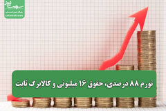 تورم ۸۸ درصدی، حقوق ۱۶ میلیونی و کالابرگ ثابت