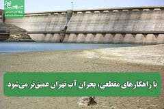 با راهکارهای مقطعی، بحران آب تهران عمیق‌تر می‌شود