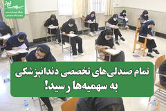 تمام صندلی‌های تخصصی دندانپزشکی به سهمیه‌ها رسید!