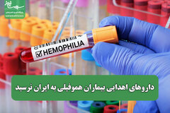 داروهای اهدایی بیماران هموفیلی به ایران نرسید