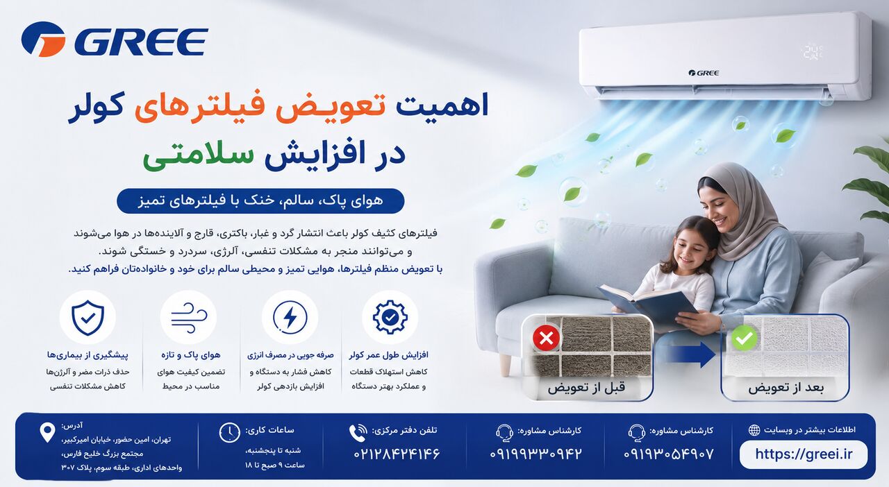 اهمیت تعویض فیلترهای کولر در افزایش سلامتی [معرفی سایت رسمی شرکت گری]