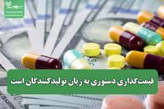 قیمت‌گذاری دستوری به زیان تولیدکنندگان است