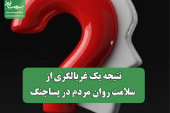 نتیجه یک غربالگری از سلامت روان مردم در پساجنگ