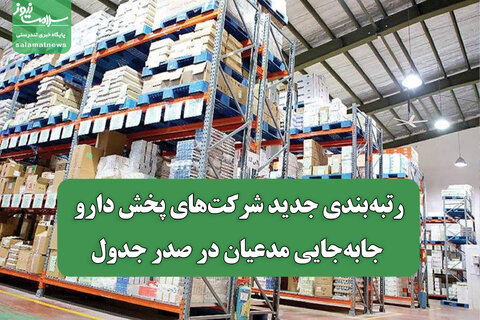 رتبه‌بندی جدید شرکت‌های پخش دارو/ جابه‌جایی مدعیان در صدر جدول