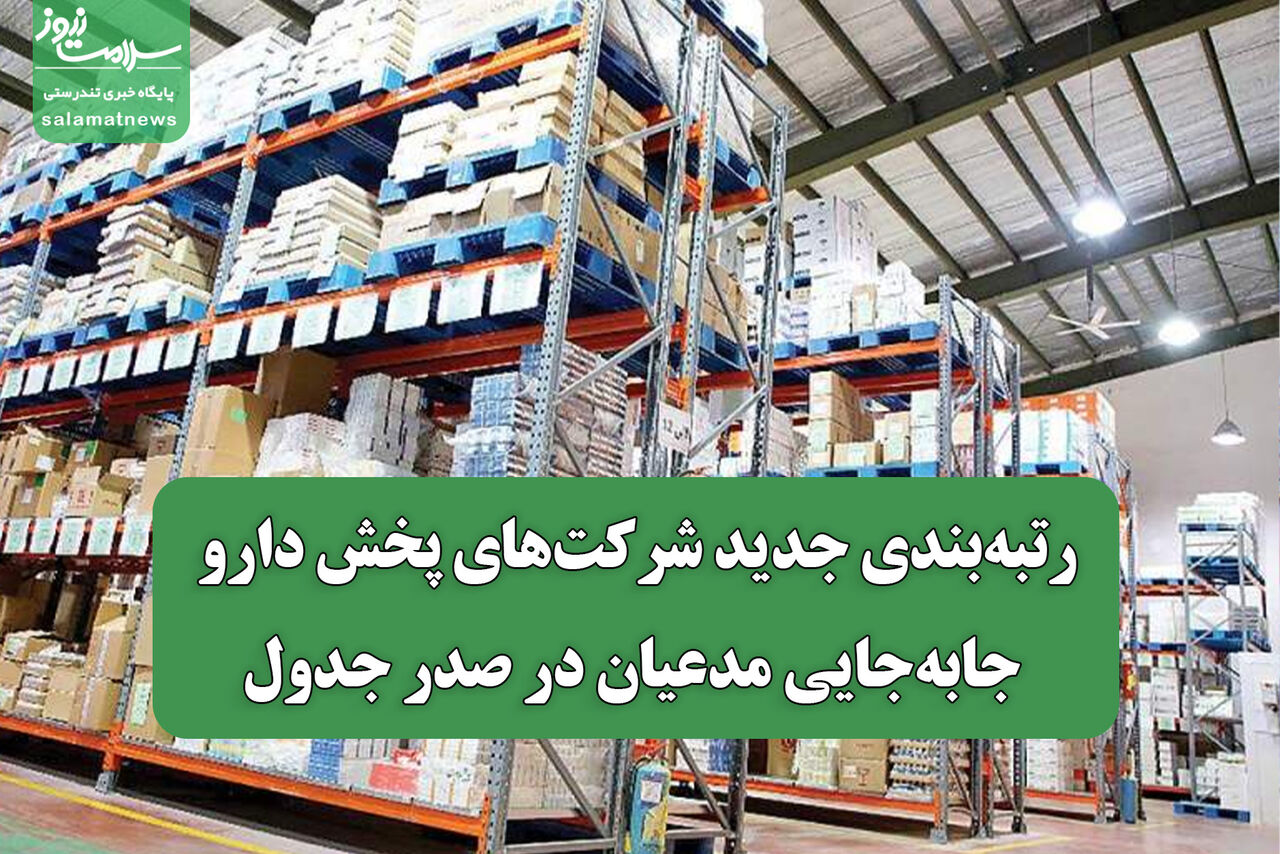 رتبه‌بندی جدید شرکت‌های پخش دارو/ جابه‌جایی مدعیان در صدر جدول