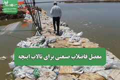 معضل فاضلاب صنعتی برای تالاب اینچه