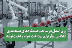 ورق استیل در ساخت دستگاه‌های بسته‌بندی؛ انتخابی مؤثر برای بهداشت، دوام و کیفیت تولید