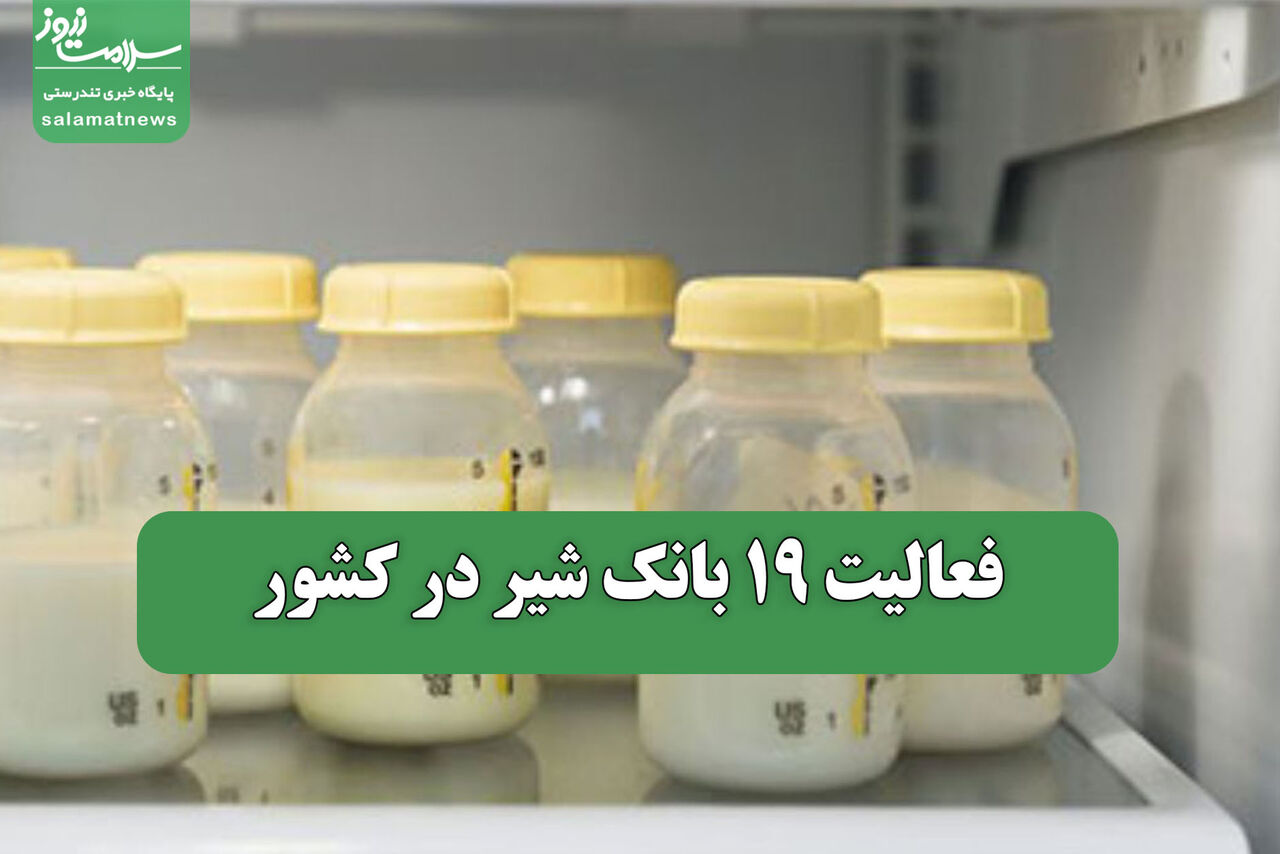 فعالیت ۱۹ بانک شیر در کشور