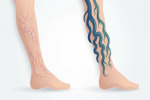 تفاوت تلانژکتازی و واریس چیست؟ راهنمای ساده برای تشخیص