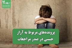 پرونده‌های مربوط به آزار جنسی در صدر مراجعات