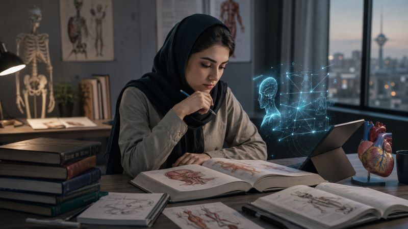 آیا هوش مصنوعی جای کتاب پزشکی را می‌گیرد؟