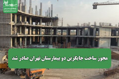 مجوز ساخت جایگزین دو بیمارستان تهران صادر شد