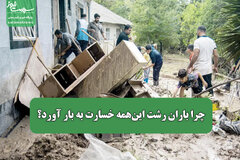 چرا باران رشت این‌همه خسارت به بار آورد؟