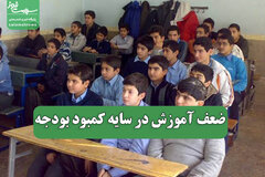 ضعف آموزش در سایه کمبود بودجه