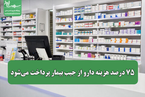 ۷۵ درصد هزینه دارو از جیب بیمار پرداخت می‌شود