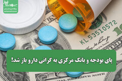 پای بودجه و بانک مرکزی به گرانی دارو باز شد!