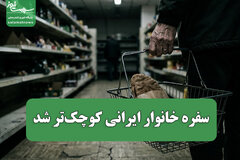 سفره خانوار ایرانی کوچک‌تر شد / فشار اقتصادی به طبقه متوسط و پردرآمد هم رسید