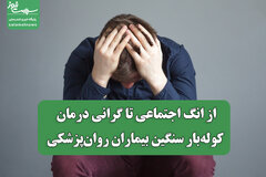 از انگ اجتماعی تا گرانی درمان؛ کوله‌بار سنگین بیماران روان‌پزشکی