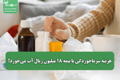 هزینه سرماخوردگی با بیمه ۱۸ میلیون ریال آب می‌خورد!