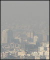 آلودگی هوای تهران در وضع هشدار
