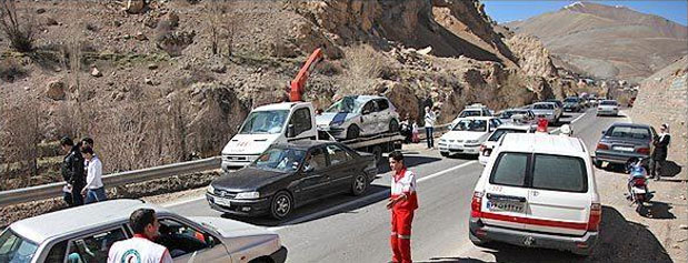 ضرر هنگفت سوانح جاده‌ای به جان و مال ایرانی‌ها