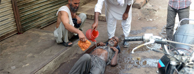 قربانیان گرمای بی‌سابقه در پاکستان به 1200 نفر رسید