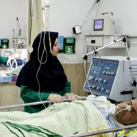 افتتاح دوباره بخش ویژه بیمارستانی که 7 سال از شروع بکارش میگذرد تنها برای اضافه شدن دو تخت
