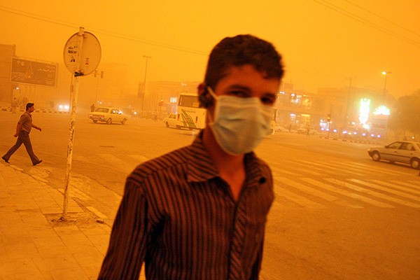گرد و غبار میهمان ناخوانده استان های غربی از عراق