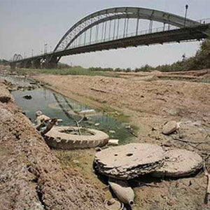 "کارون" فاضلابِ روان در خوزستان/ آب آشامیدنی مردم آلوده‌است
