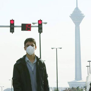 نمودار/هوای تهران آلوده‌ شد