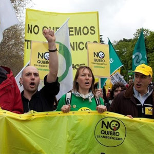 تظاهرات مردم اسپانیا علیه محصولات تراریخته/ رأی‌گیری برای لغو قانون کشت تراریخته