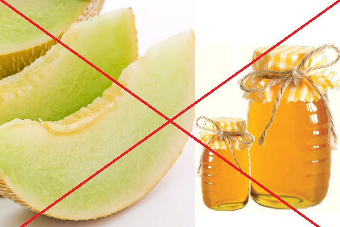 دلایل مضر بودن مصرف هم‌زمان خربزه و عسل