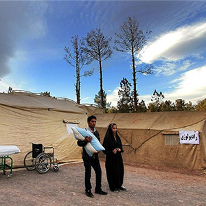 برپایی بیمارستان صحرایی در نقطه صفر مرزی مهران