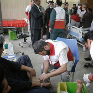 اعزام تیم های درمانی به عراق/آماده باش ۱۰ بیمارستان کشور