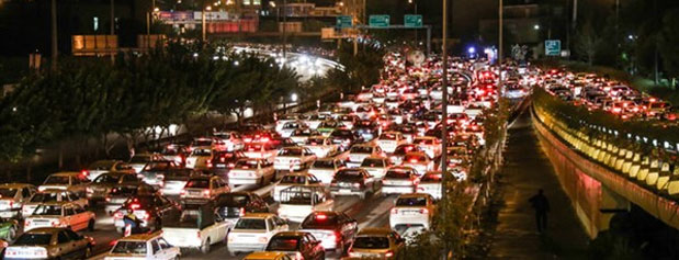 ترافیک عجیب تهران