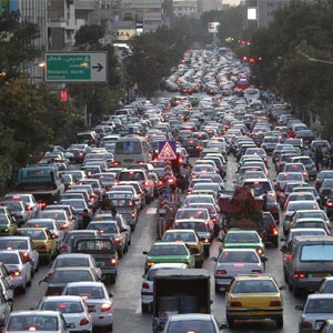 کارتون/در حاشیه زمزمه هاى ساختگى  بودن ترافیك تهران